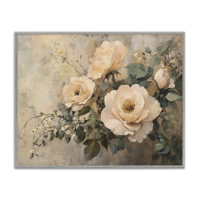  «Blush Roses Blooming», estampe numérique par Petal Prints Design