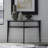 Aldiana Sofa Table w/ Glass Top