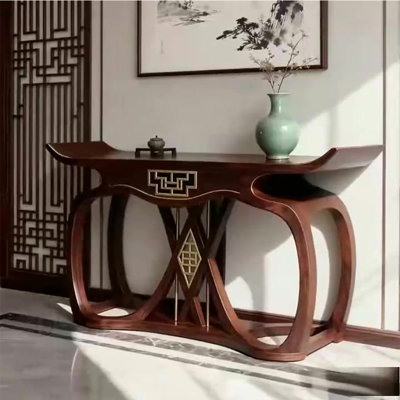 New Chinese solid wood console table
