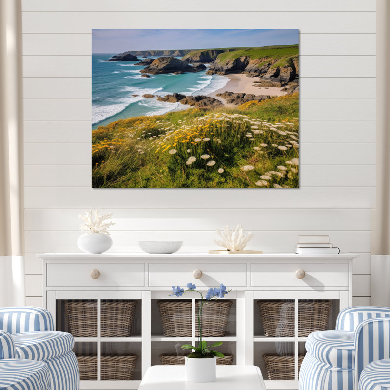 «Coastal Horizons I» sur toile, 24" H x 32" W, Toile tendue
