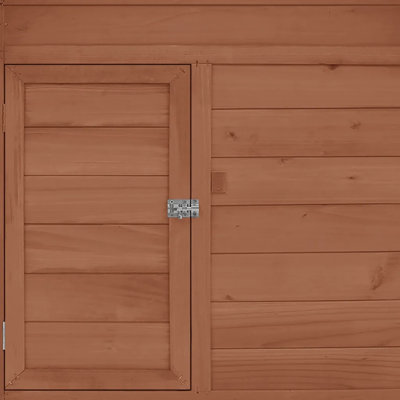 Brashear Chicken Coop 150x96x110 cm Solid Firwood