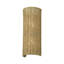 Applique murale 2 lumières feuille d'or antique Weavington-121436248-121436247