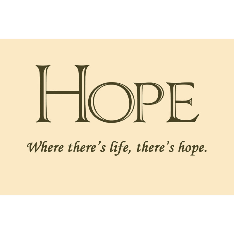 Solid Hope - Wrapped Canvas Art Prints, 30cm H x 46cm W x 3.8cm D