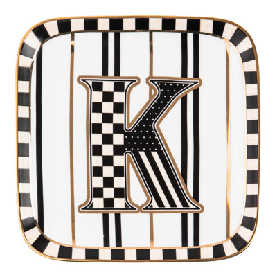 Monogram Dish - F