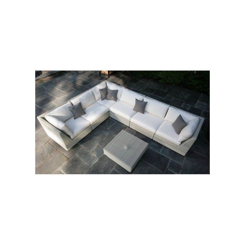 Westport Patio Chair with Sunbrella Cushions, Oat, Westport Black