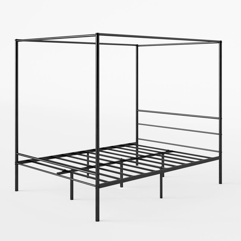 Aubrea Metal Canopy Bed, Full