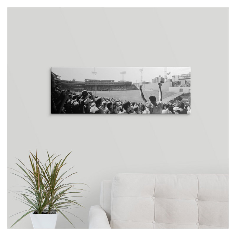 Fenway Park par Panoramic - reproduction de photo, H 12 po x l 36 po x P 1,5 po, Toile