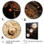 "Abstraction en spirale dorée et noire"-941960172-941960173