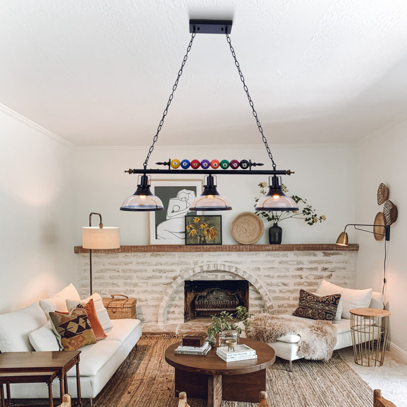 3-light Dimmable Kitchen Chandelier