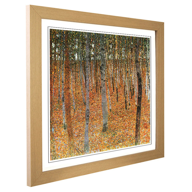 Gustav Klimt - Single Picture Frame Painting, Oak