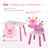 Dena Kids 3 Piece Play Or Activity Table and Chair Set