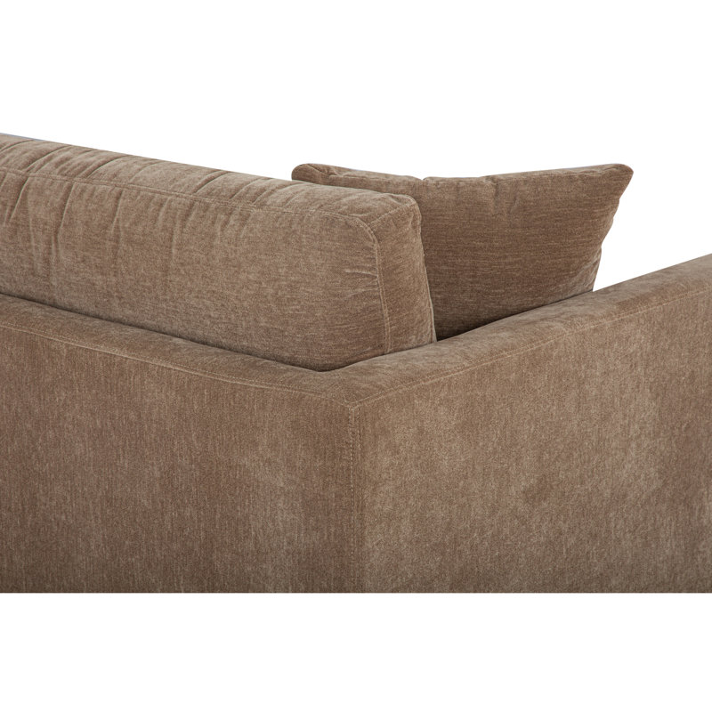 Bryn Upholstered Sectional, Right Hand Facing, Camel Polyester