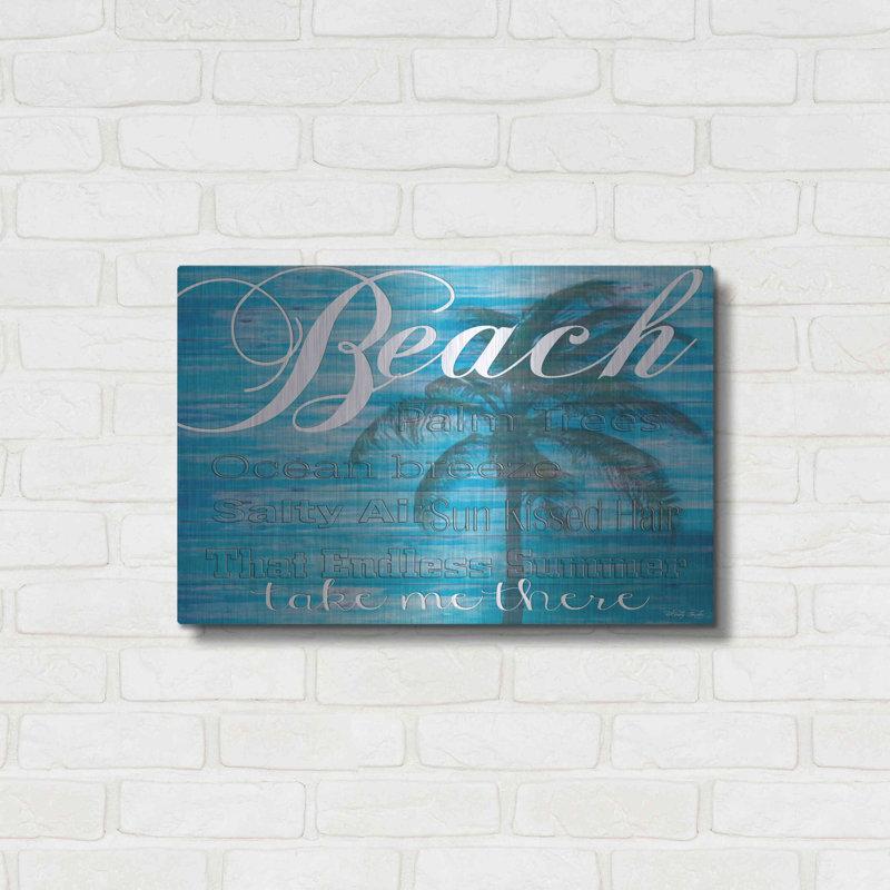 «Beach Take Me There» par Cindy Jacobs, H 16 po x l 24 po
