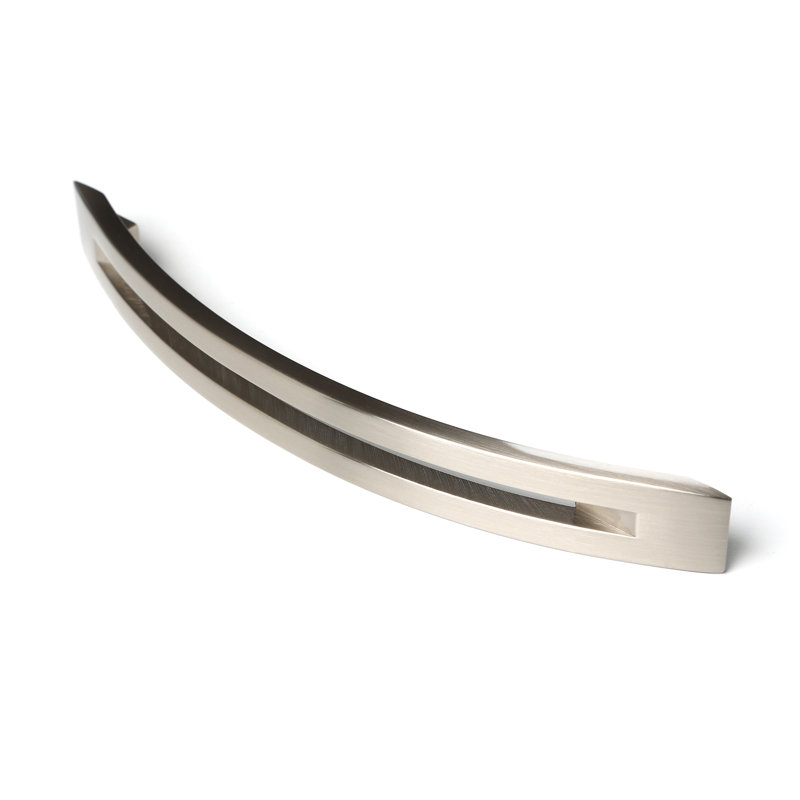 Split Top Arch Pull, Polished Brass, 6"