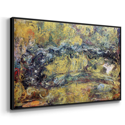Le pont japonais sur une impression sur toile encadrée