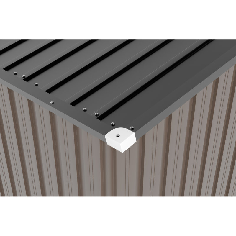 Durable Metal Shed Storage Versatile Backyard Use