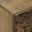 50cm W Solid Wood Bedside Table