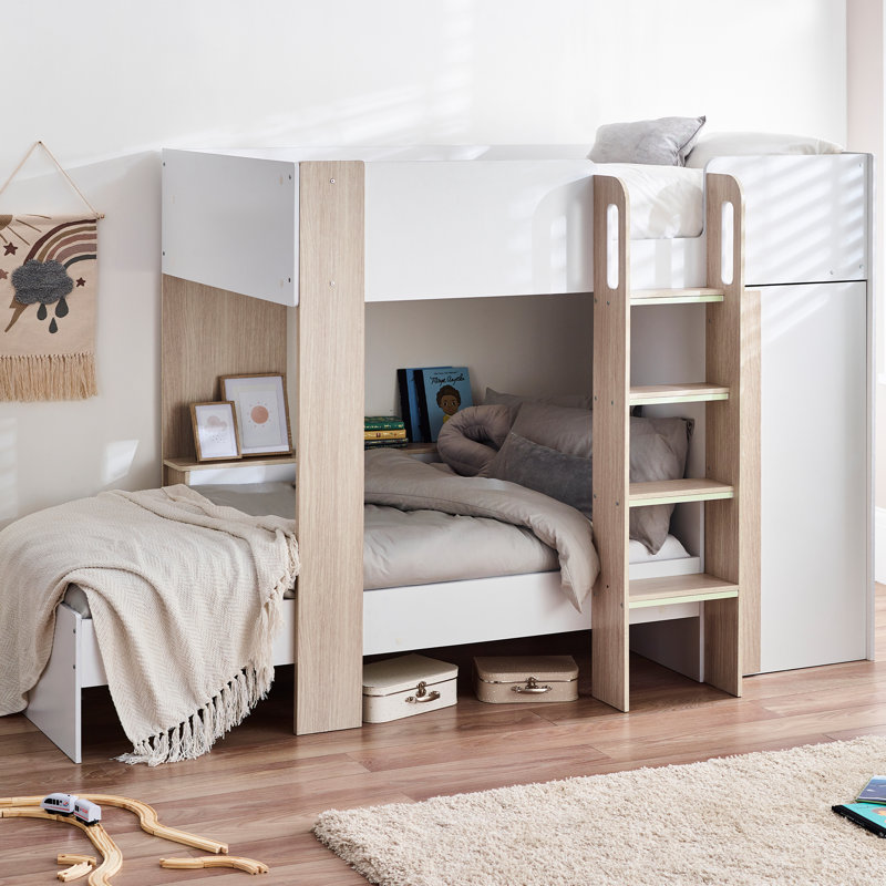 Silas Randall Single (3') Bunk Bed with Storage Included