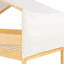 Lit superposé simple en bois massif avec tente - Option de chambre à coucher polyvalente-1683362717