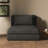 Waldorf 73.99Cm Linen Convertible Chair-2113530190