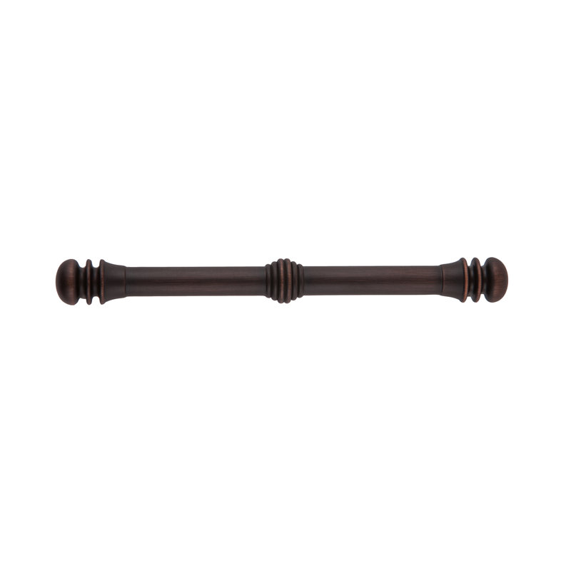 Poignée barre 6 po Charlotte, Cuivre satiné, 6"