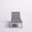 Chaise de patio d'extérieur en aluminium avec coussins Shore-306029815