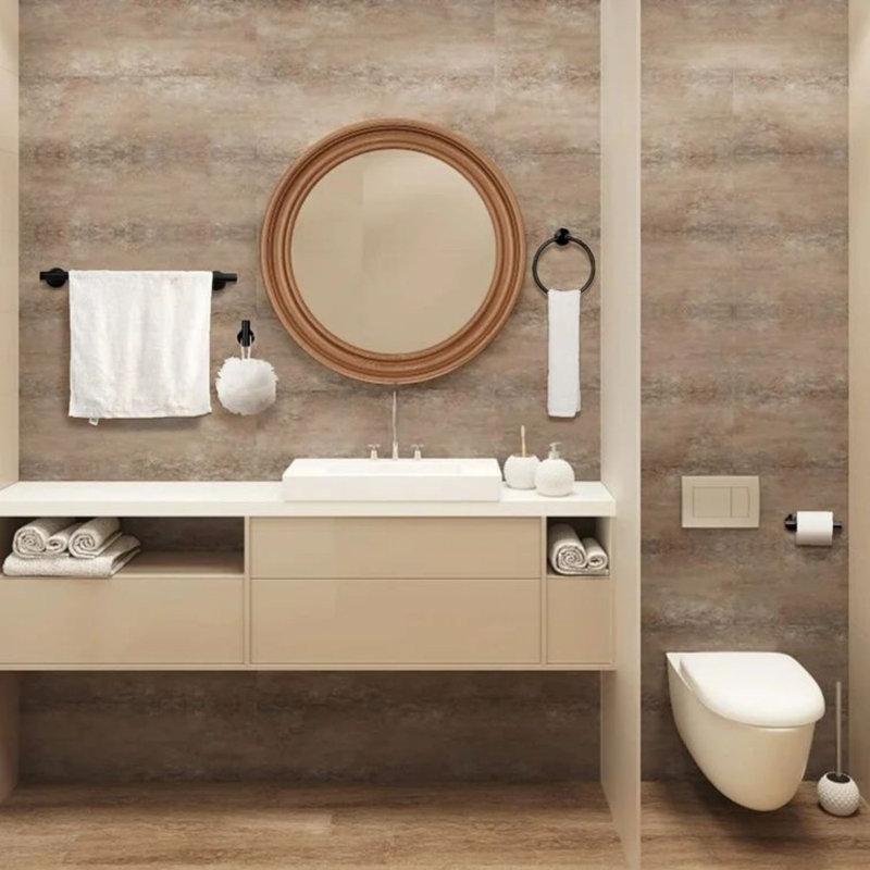 6 - Piece Bathroom Hardware Set, Matte Black