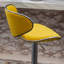 Tabouret de bar pivotant rembourré en velours, ensemble de 2-1423717525