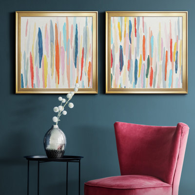 " Rhythm And Color I " 2 - Pieces