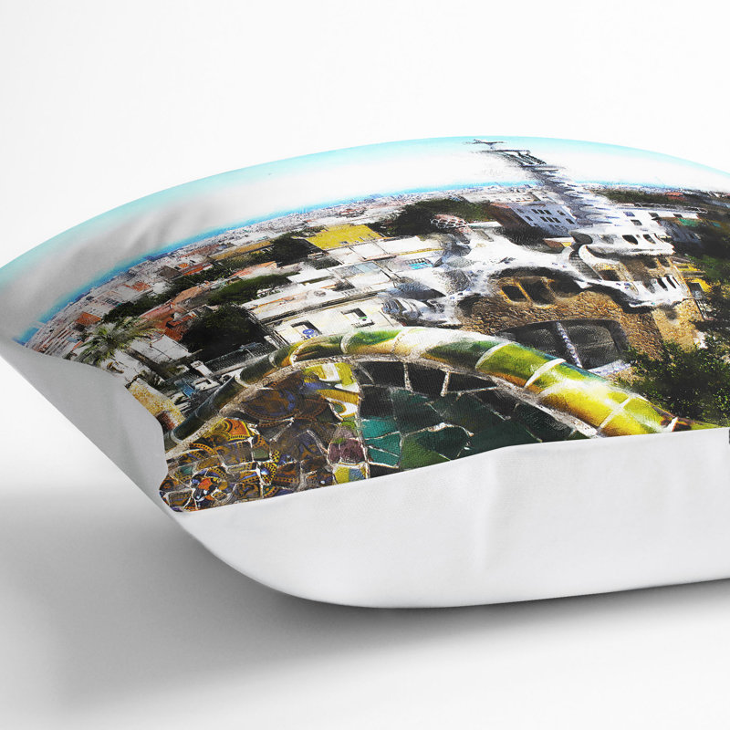Square Cushion, 55cm H x 55cm W x 20cm D, White