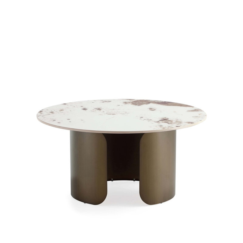Table basse en bronze fritté Monica