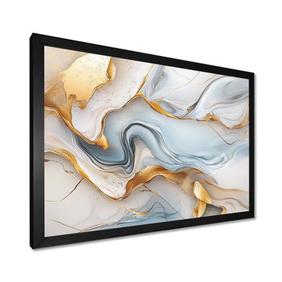 Ciel de minuit, agate liquide IV - art abstrait mural encre liquide, salon