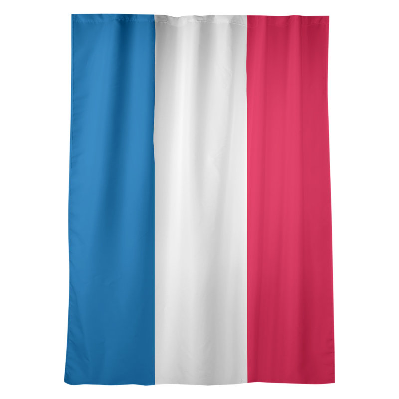 Striped Room Darkening Rod Pocket Single Curtain Panel, Pittsburgh Baseball Blue/White/Red