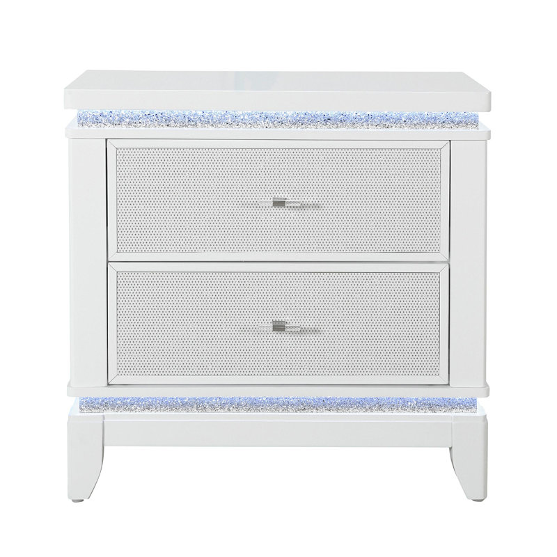 Table de chevet blanche ADALID