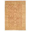 Tapis décoratif beige en laine noué à la main de conception unique noué à la main New Age 3 pi 11 po x 5 pi 6 po Dhameer