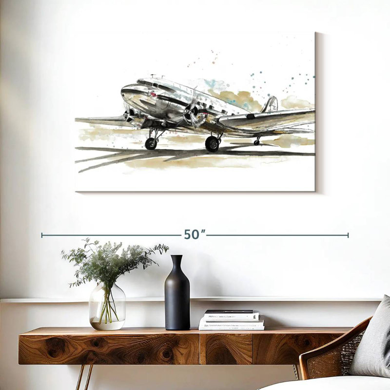 Mehar DC3 avion, H 26 po x l 39 po