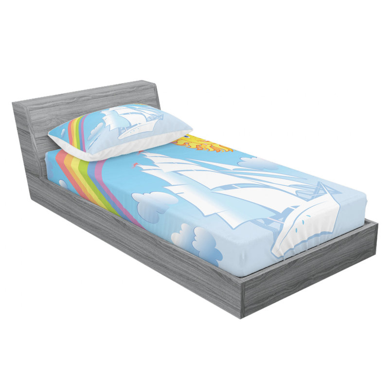 Microfiber Sheet Set, Full Sheet Set with Fitted Sheet