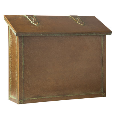 Monarch Metal Wall Mounted Mailbox