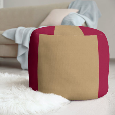 Upholstered Polyester Blend Cube