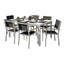 Table de salle à manger en aluminium-1058066885