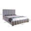 Emiljan Velvet Upholstered Bed-82260864-82260865