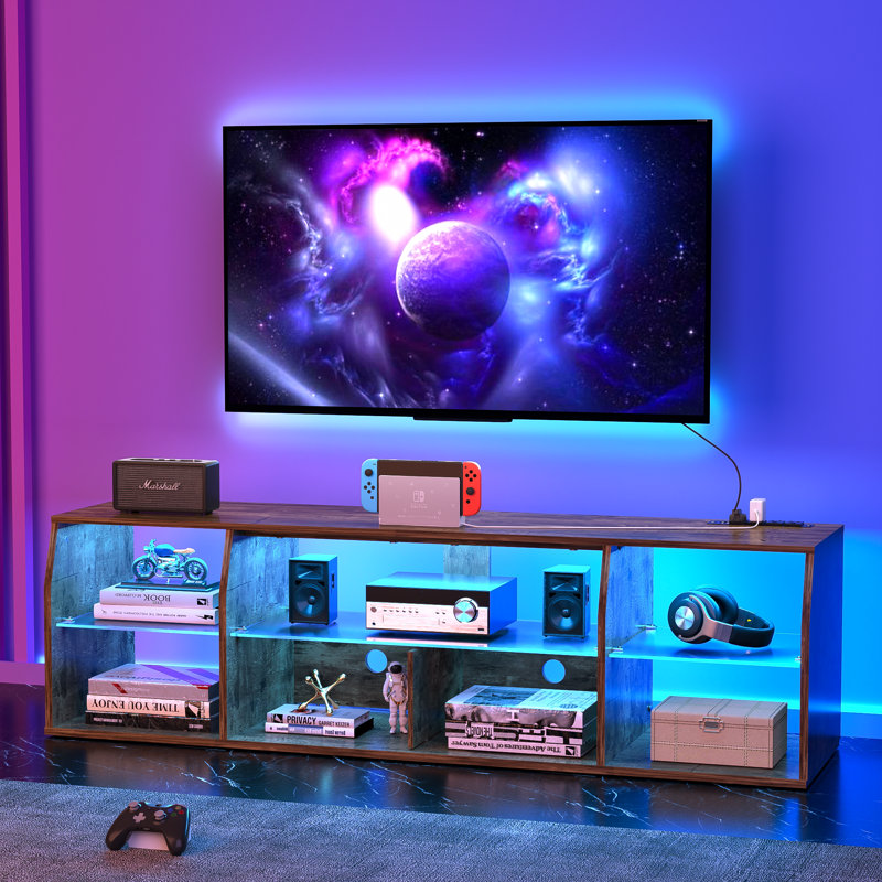 Meuble télé Anabal, Brun, 71"