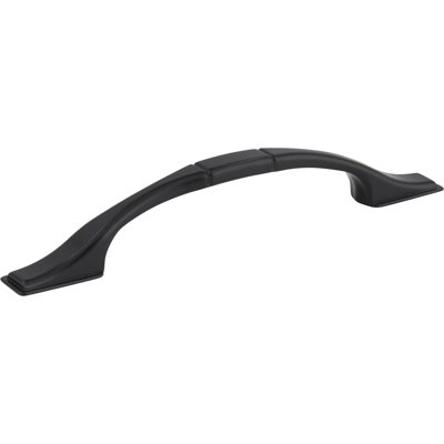 96 Mm Center-To-Center Matte Black Square Hammond Cabinet Pull