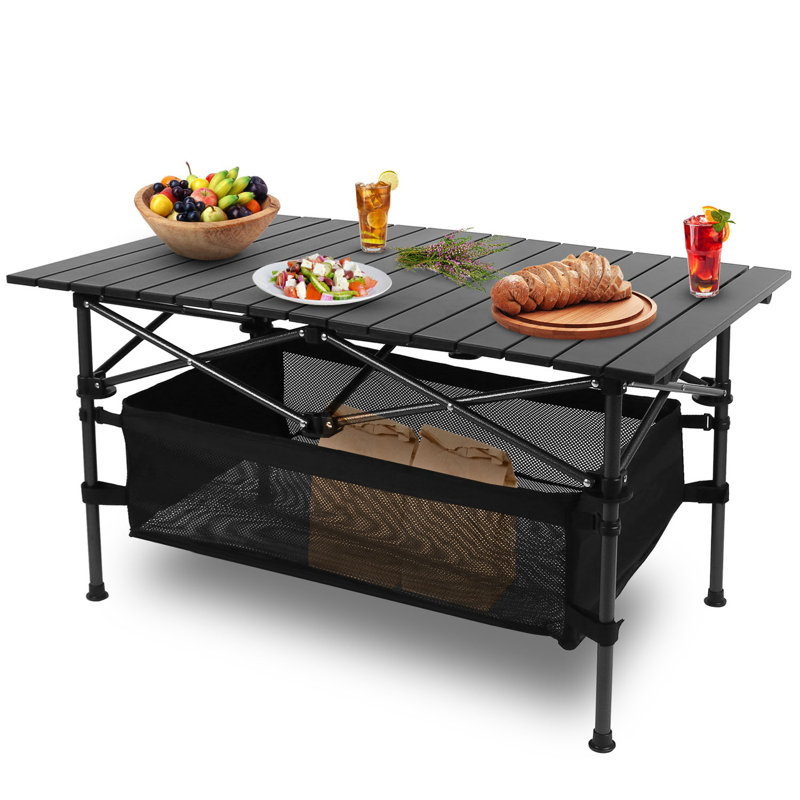 Shelbe Rectangular Yes Outdoor Camping Table , 37.2 " W 21.7 " D