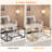 Ailer Glass Top Coffee Table-1535537372