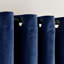 Prima Velvet Solid Blackout Polyester Curtain-1297643923