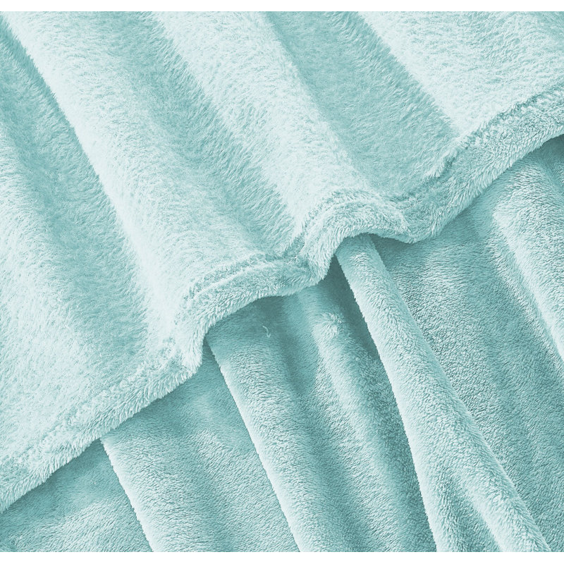 Couverture en soie Everman, Double / Grand, Aigue-marine