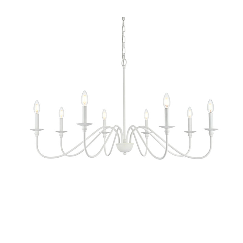 Luminaire suspendu unique Maus, Blanc, 4 lumières, H 15,7 po x l 30 po x P 30 po