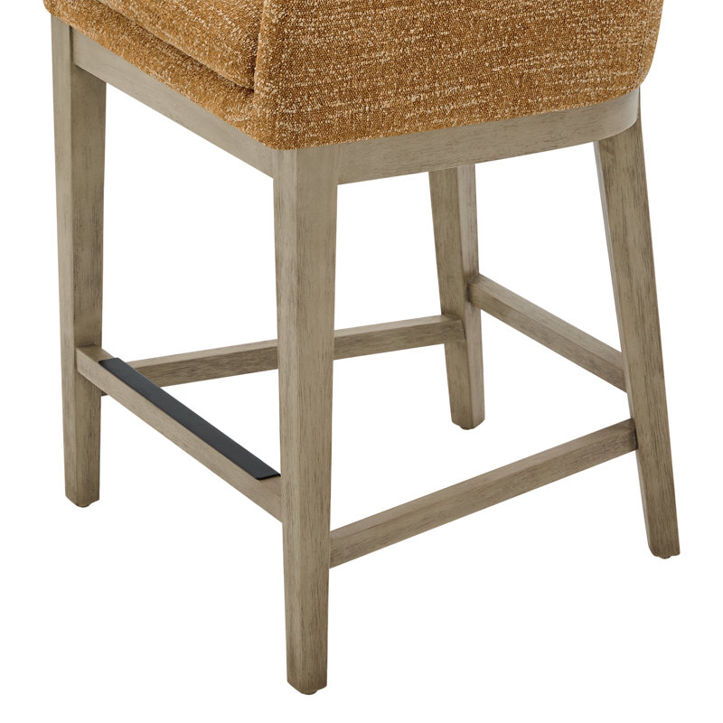 Tabouret de comptoir Bethea, Yellow