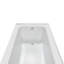 Baignoire en alcôve en acrylique blanc brillant avec drain externe 60 po x 30 po Streamline-101700364